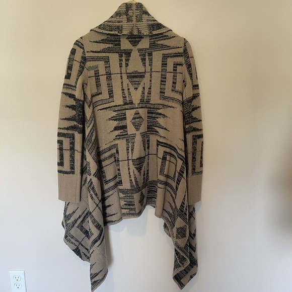 Amuse Society Asymmetrical Cardigan Sweater The Buckle Copper XS - Picture 7 of 7